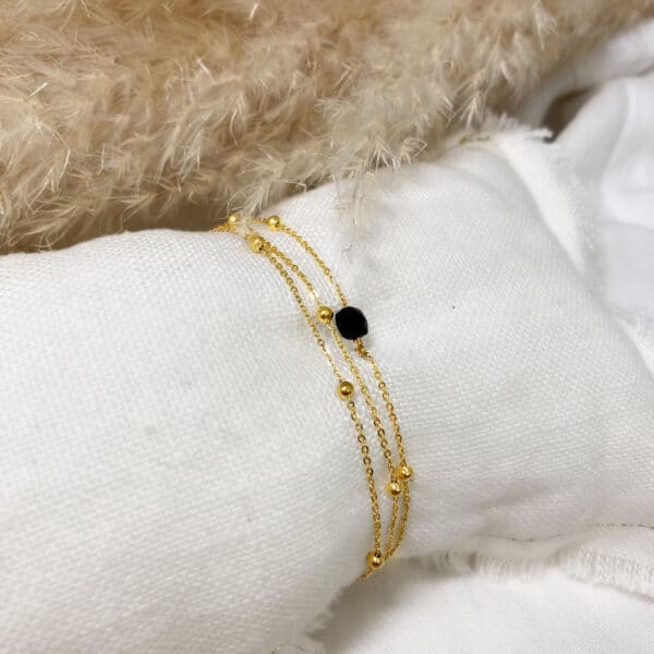 Bracelet Carole - Onyx