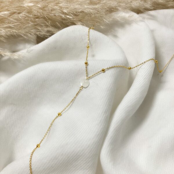 Collier CAROLE Quartz blanc