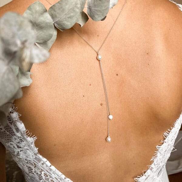 Collier de dos CLAIRE Argent