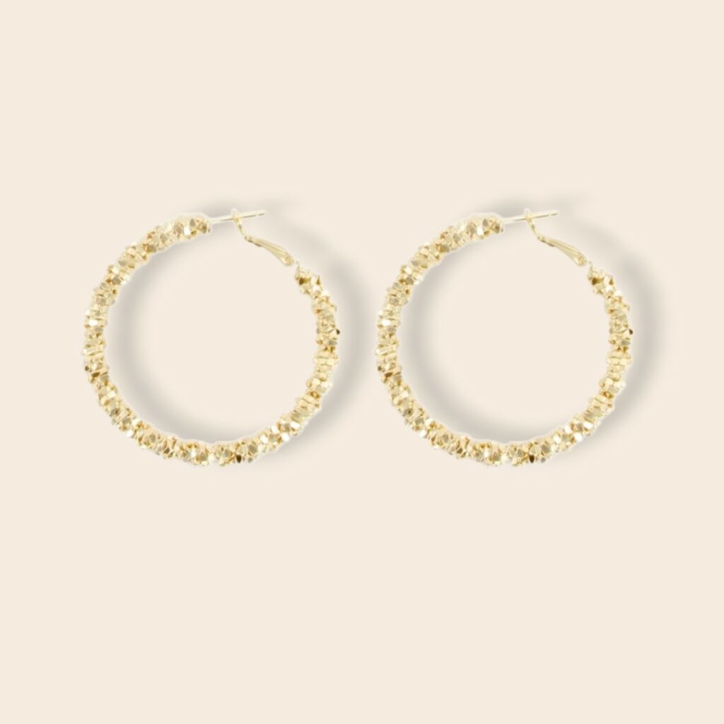 Créoles PEPITE SMALL Doré