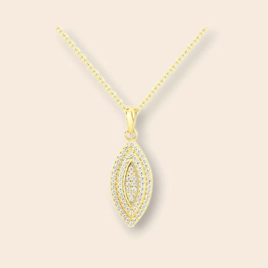 Collier navette OLIVIA - Doré