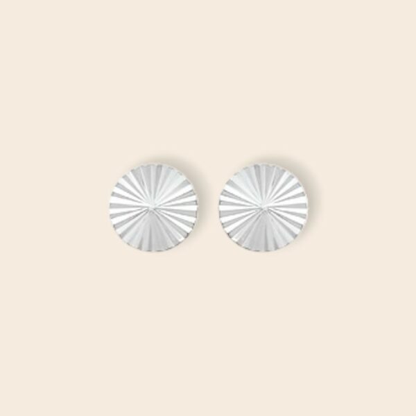 Puces BONNIE soleil - Argent