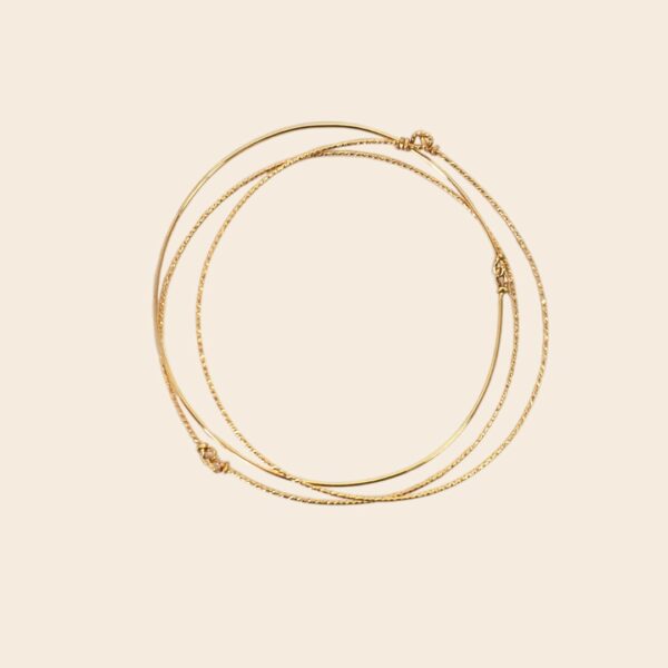 Bracelet 3 JADE Lisse et brillant