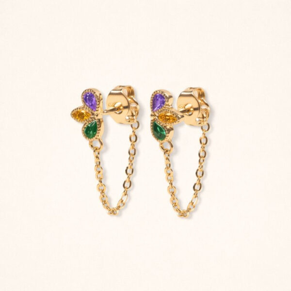 Boucles IRIS doré